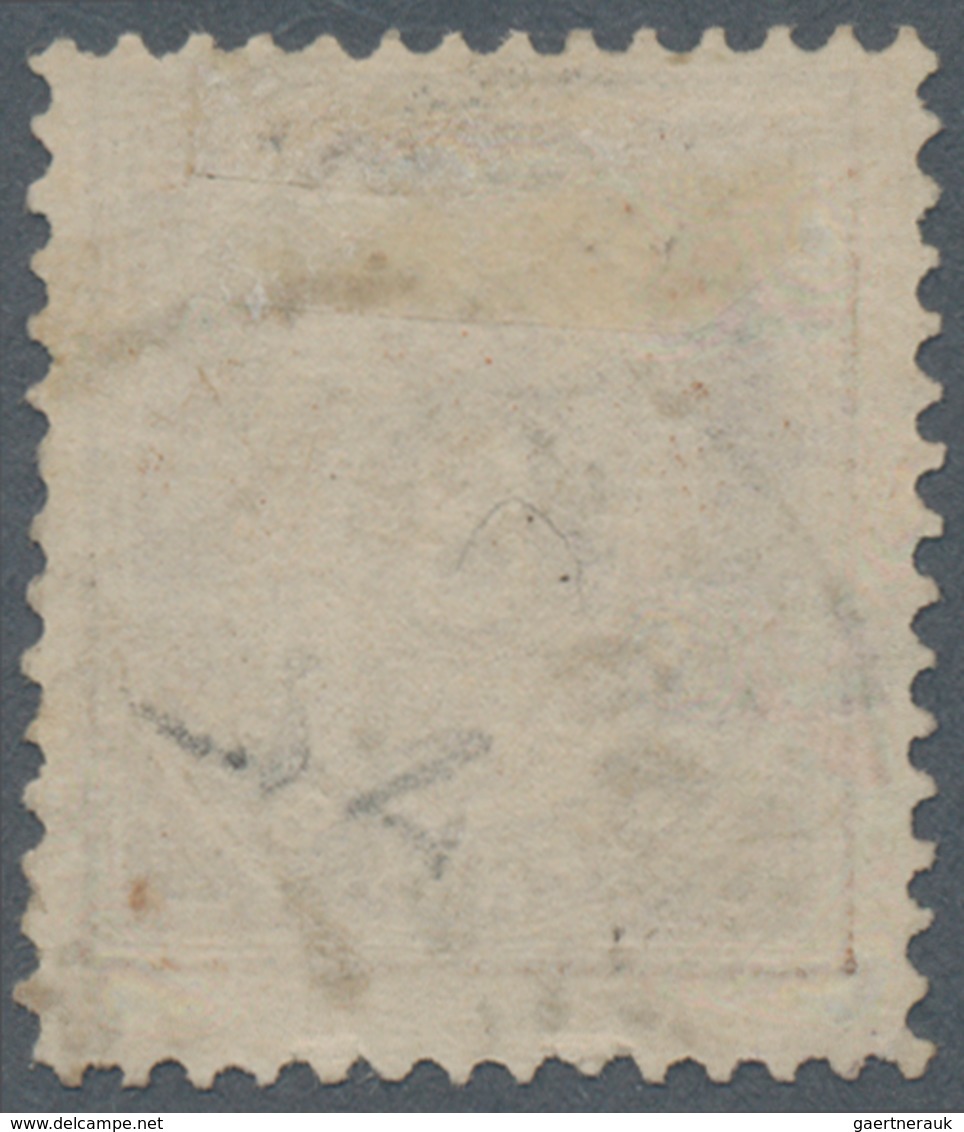 Island: 1873 8s. Brown, Used And Cancelled By Reykjavik Datestamp, Fine. L. Nielsen Certificate. (Mi - Andere & Zonder Classificatie