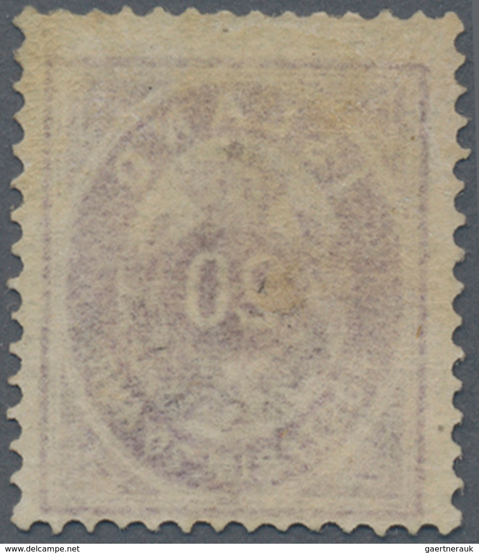 Island: 1876 20a. Pale Violet, Blurred Printing, Perf 14x13½, MINT LIGHTLY HINGED, Fresh And Fine. A - Sonstige & Ohne Zuordnung