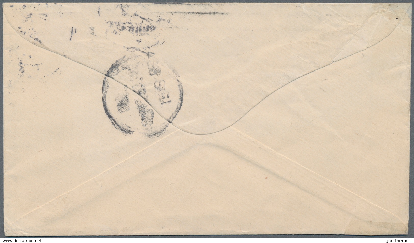 Island: 1899 Cover From Reykjavik To Copenhagen Via England, Franked By 1897 20a. Ultramarine Tied B - Andere & Zonder Classificatie