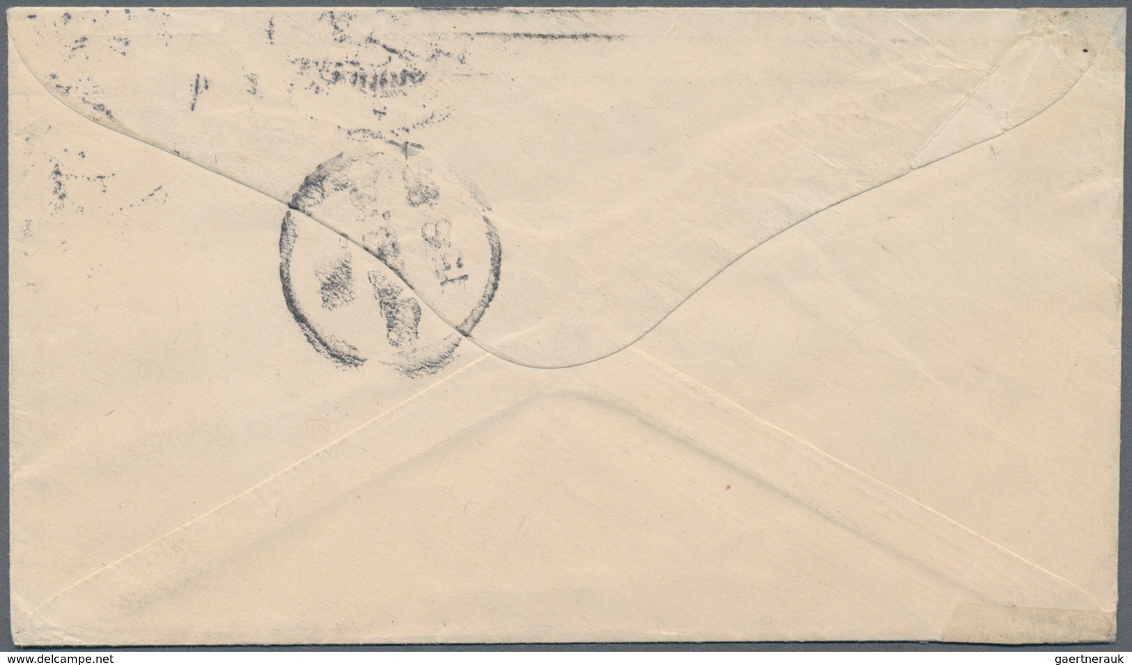 Island: 1899 Cover From Reykjavik To Copenhagen Via England, Franked By 1897 20a. Ultramarine Tied B - Other & Unclassified