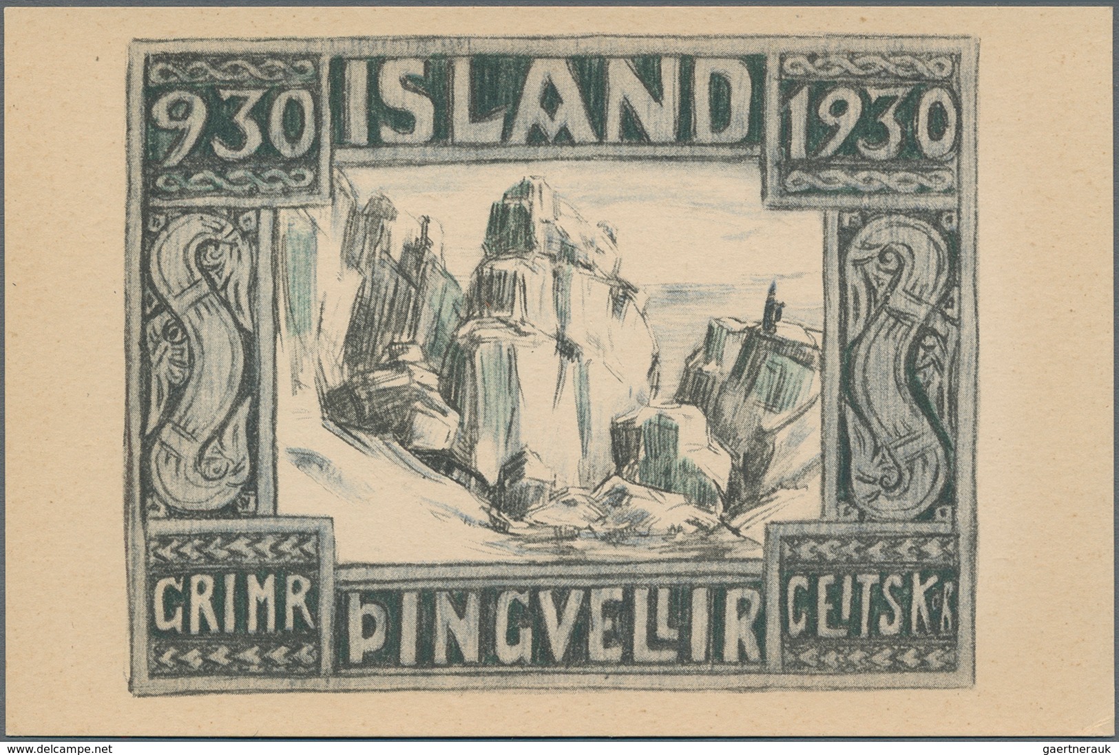 Island: 1904-30 Four Picture Postcards, With 1911 Card Depicting The Vestmannaeyjar Islands Franked - Other & Unclassified