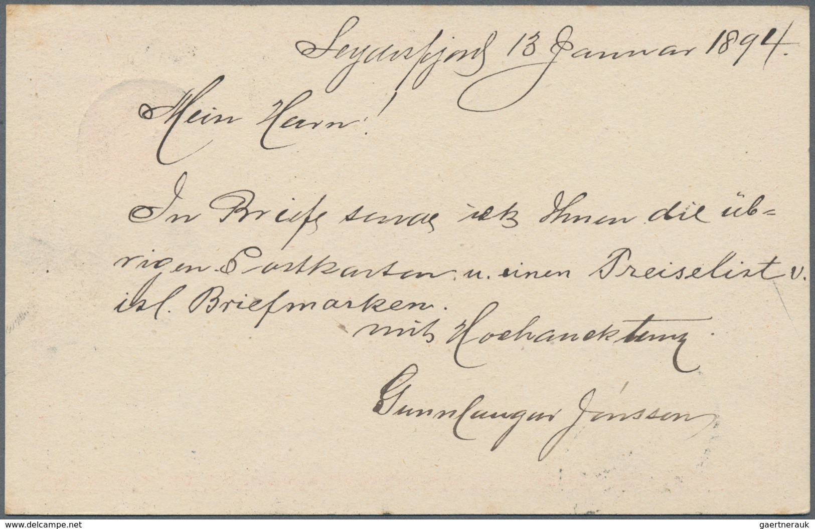 Island - Ganzsachen: 1880, 10 Aur Stationery Card In Two Different Types Sent With Text To Salzburg - Postwaardestukken