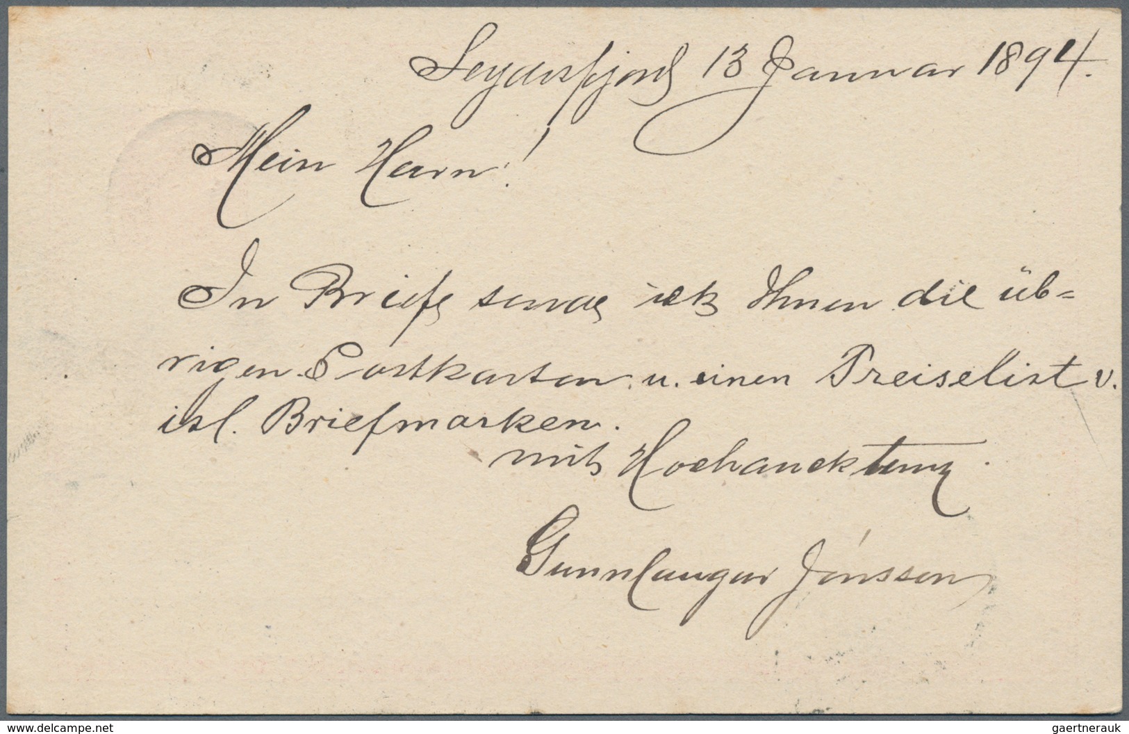 Island - Ganzsachen: 1880, 10 Aur Stationery Card In Two Different Types Sent With Text To Salzburg - Postal Stationery