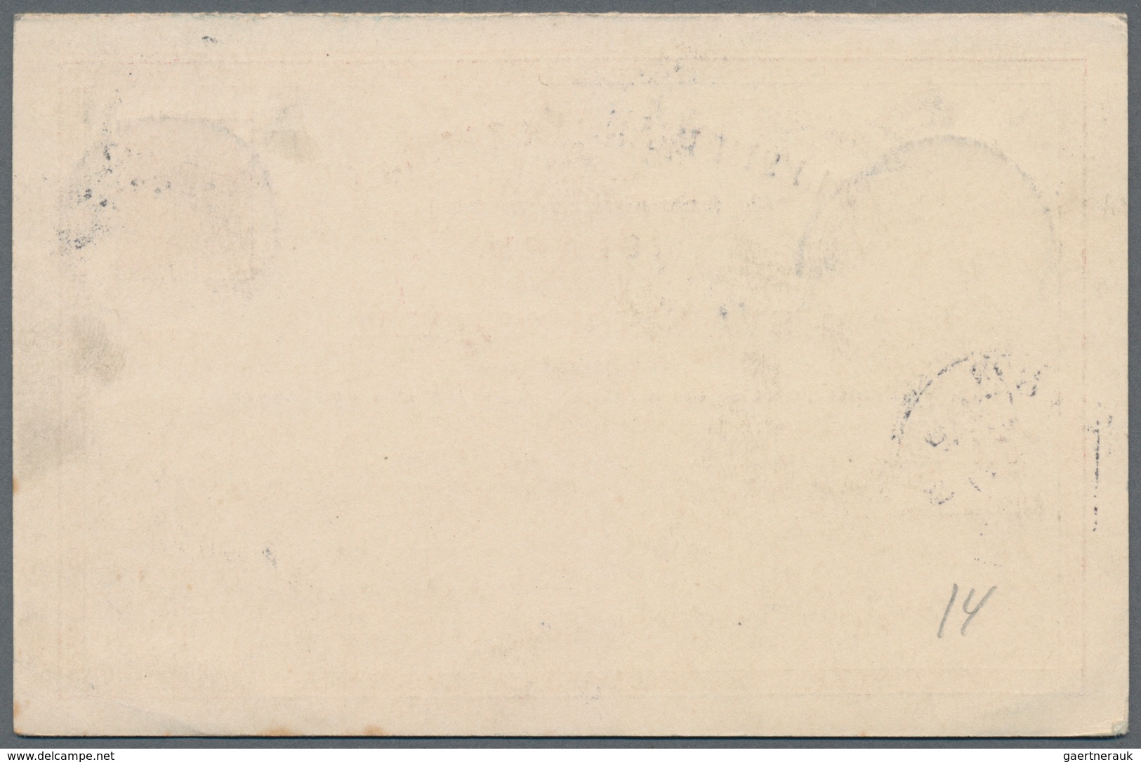 Island - Ganzsachen: 1890, 10 Aur Double Stationery Cards In Type "I" And "II" Sent Fron REYKJAVIK 1 - Postal Stationery