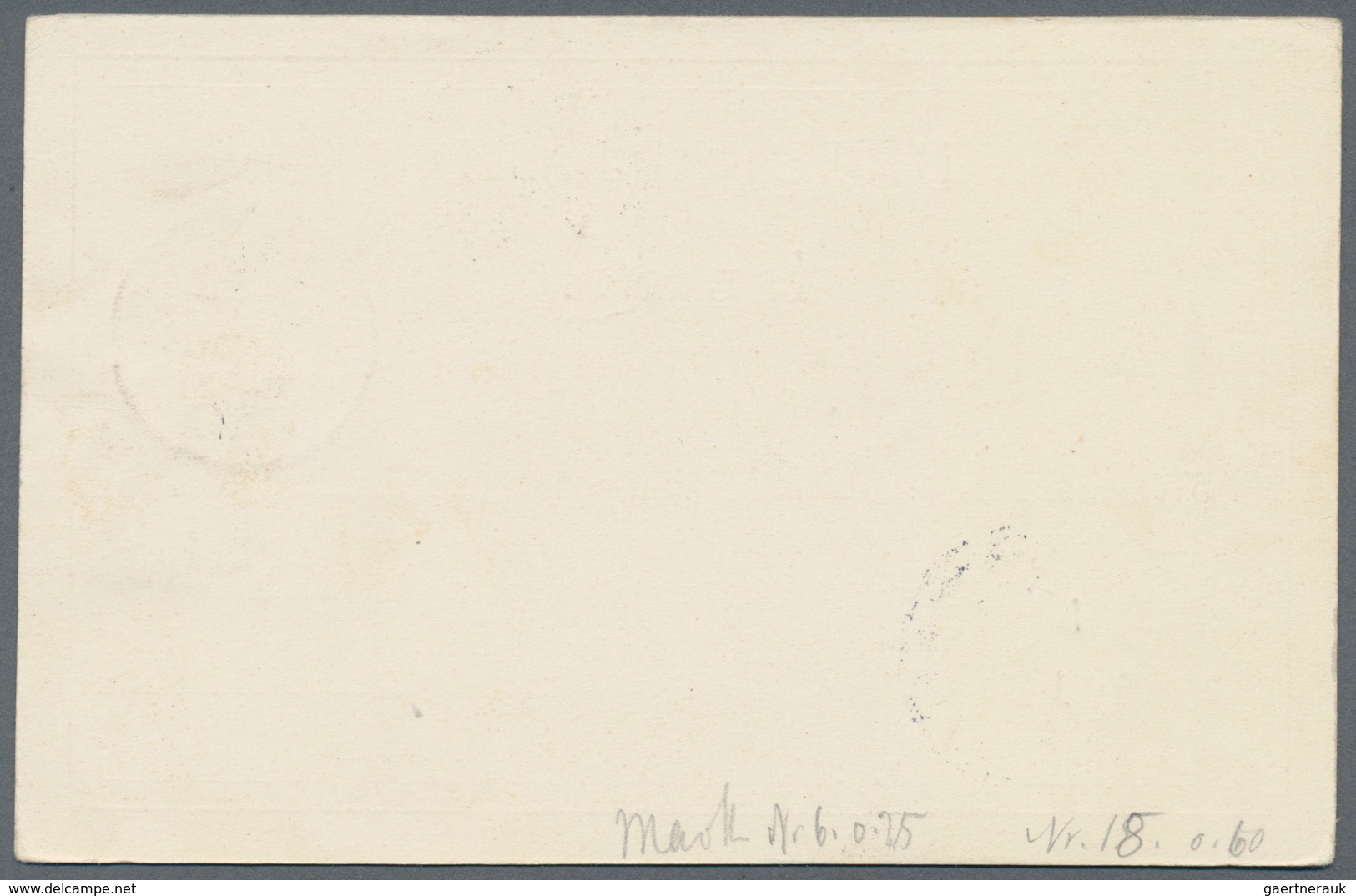 Island - Ganzsachen: 1903, 8 Aur Stationery Card Uprated With "1 GILDI" On 6 Aur Sent, Without Text - Postwaardestukken