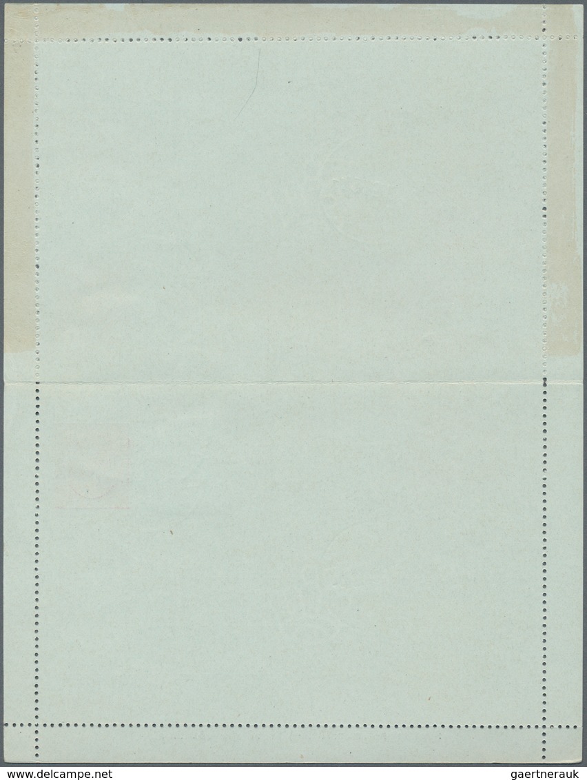 Island - Ganzsachen: 1923 Postal Stationery Letter Card 20a. Used Registered From Reykjavik To Berli - Postwaardestukken