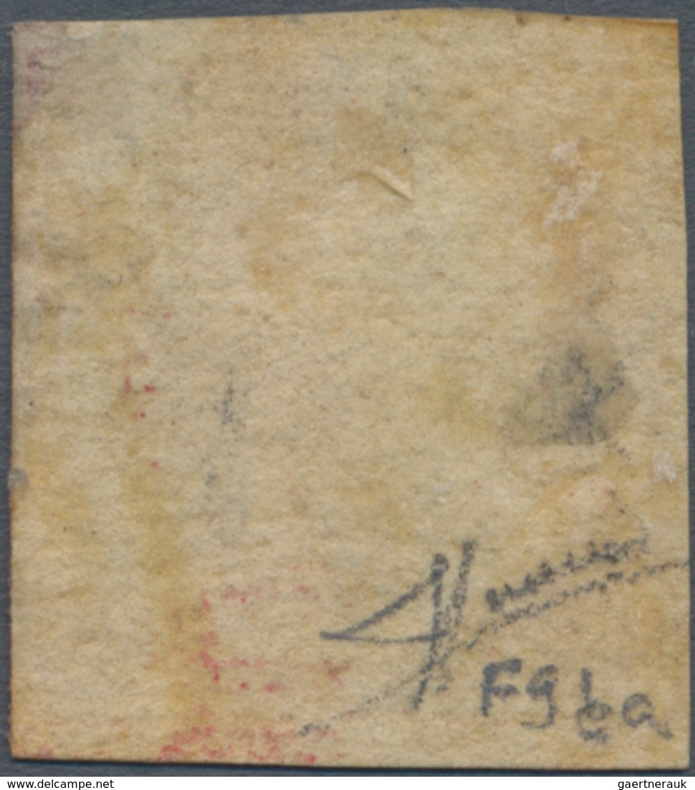 Italien - Altitalienische Staaten: Neapel: 1859/1861, 20 Gr Carmine, POSTAL FORGERY (Falso Per Posta - Napels