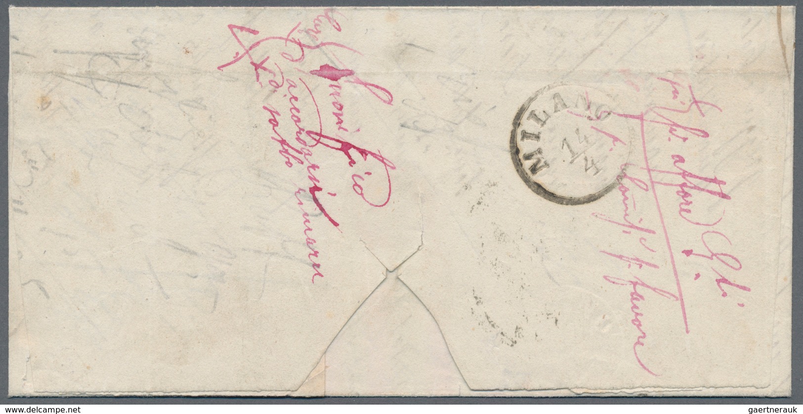 Italien - Altitalienische Staaten: Parma: 1852/1853, 10 Cent. Black On White And 5 Cent. Yellow-oran - Parma
