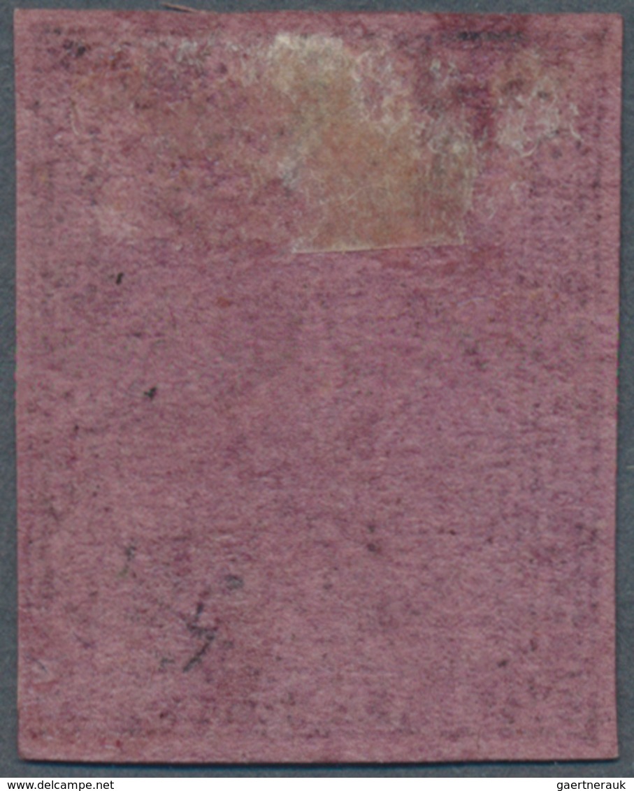 Italien - Altitalienische Staaten: Parma: 1852, 40 C Black On Violet, Full Margins, Mint Ungummed, N - Parma