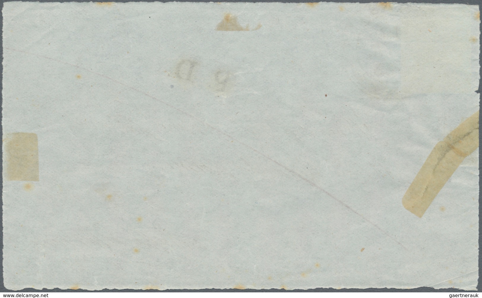 Italien - Altitalienische Staaten: Toscana: 1851, 2 Cr Blue Each Single Franking On Two Folded Lette - Tuscany