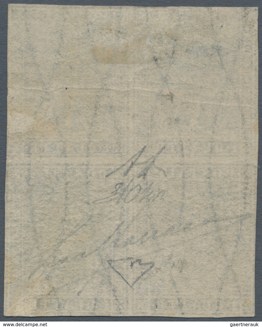 Italien - Altitalienische Staaten: Toscana: 1857, 1 Q., Black, Block Of Four, Used, Slight Crease Th - Toskana