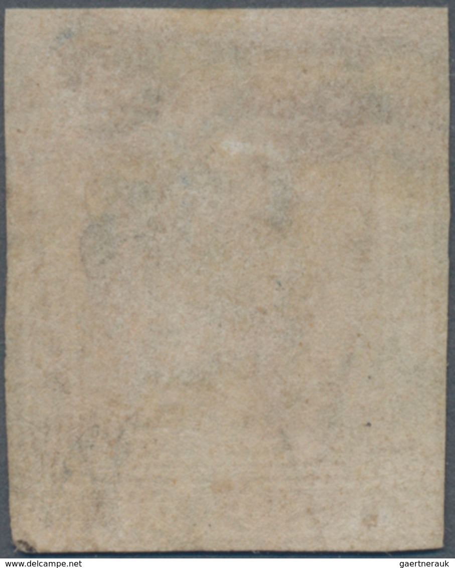 Italien - Altitalienische Staaten: Toscana: 1857, 1 Soldo Ocre On White Paper, Cancelled "LIVORNO 27 - Toscana