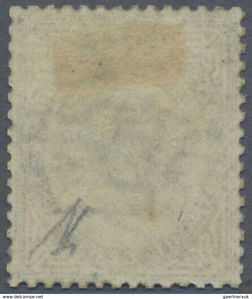 Italien: 1863. 5 C Olive Green, Turin Printing, Discrete Centering, Certificate Dr. Avi. Sassone 350 - Afgestempeld