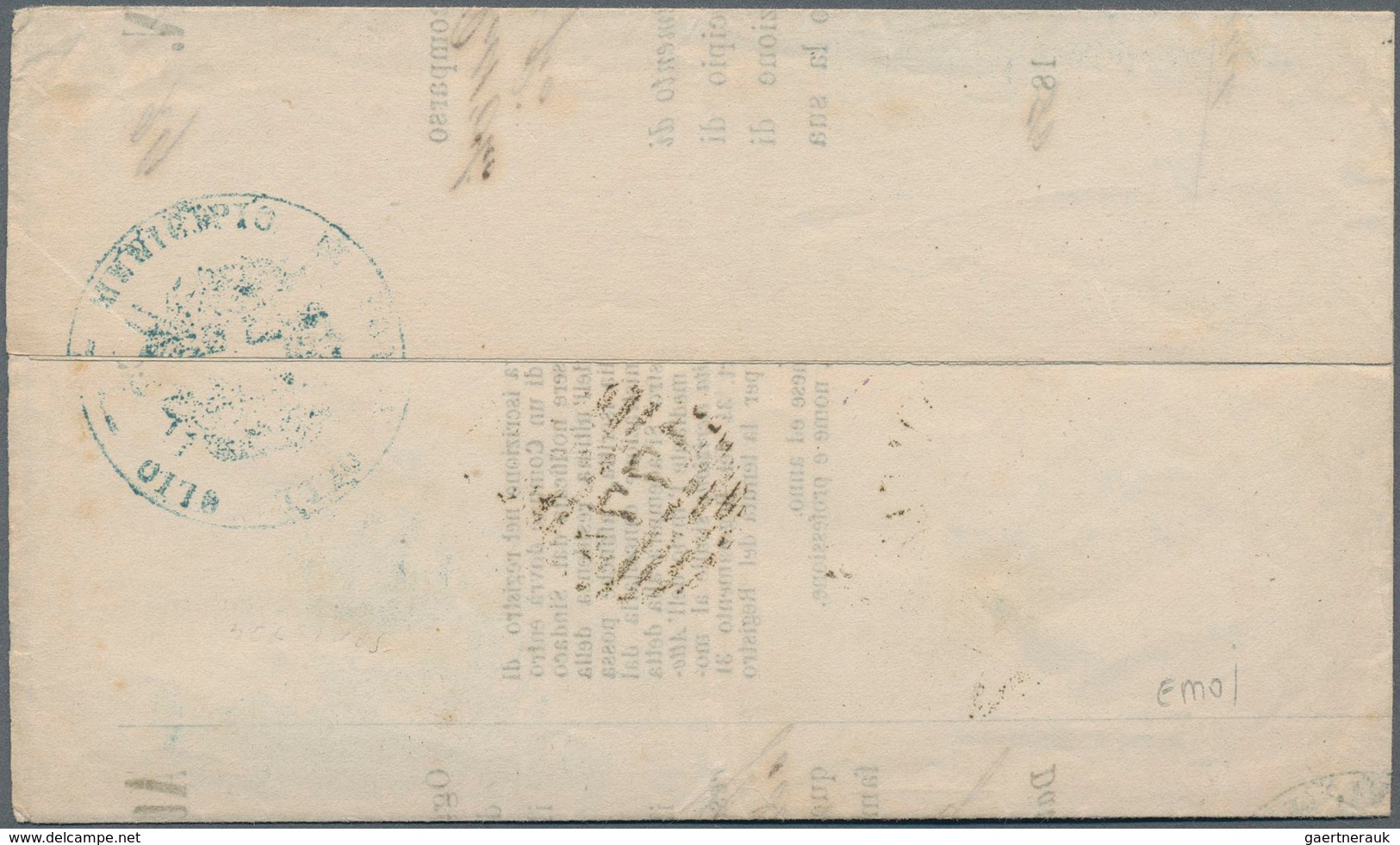 Italien: 1878, 2 C On 2,00 Lire Red-lilac, Surcharge INVERTED, Upper Left Corner Perforation Repaire - Usati