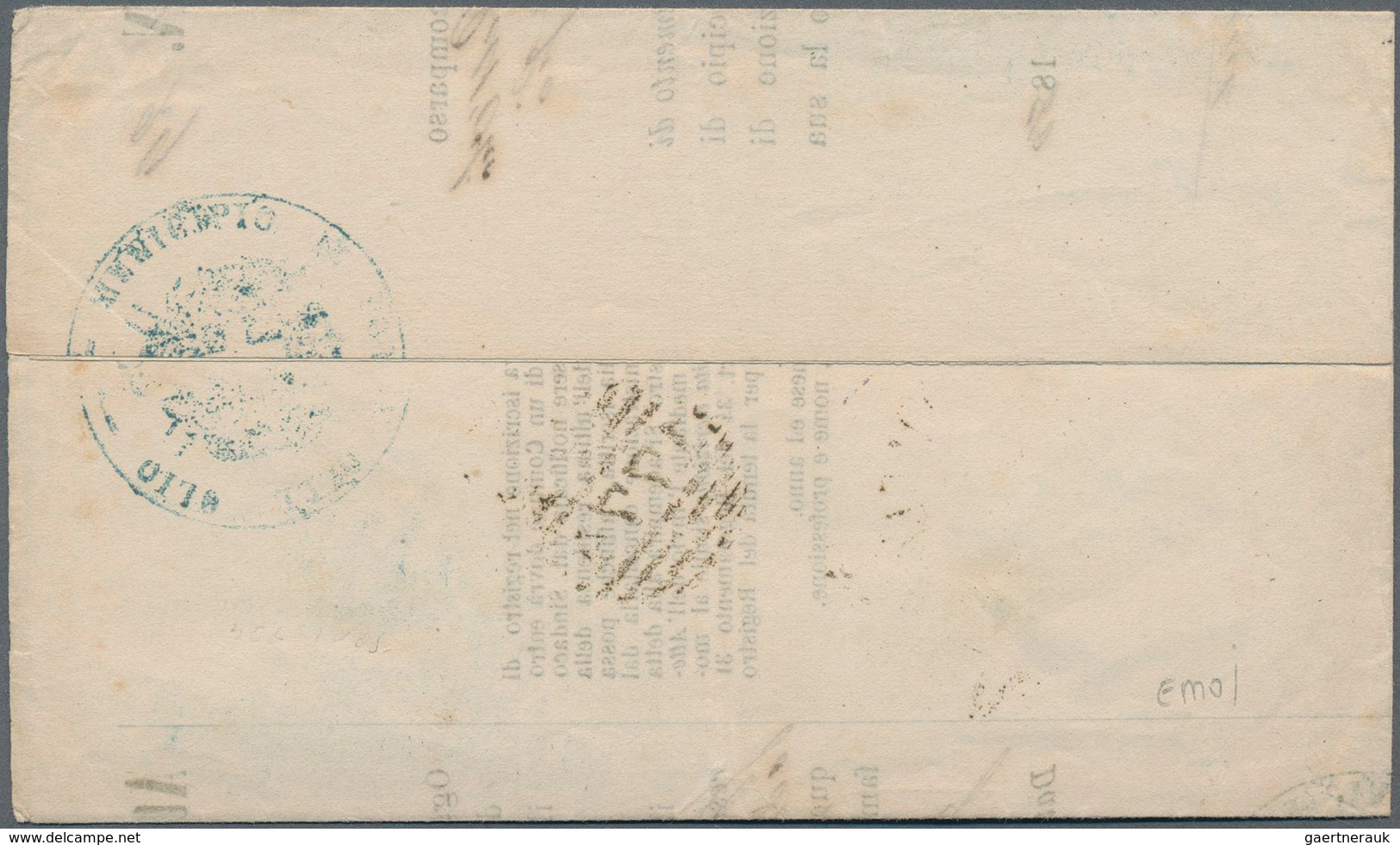 Italien: 1878, 2 C On 2,00 Lire Red-lilac, Surcharge INVERTED, Upper Left Corner Perforation Repaire - Used