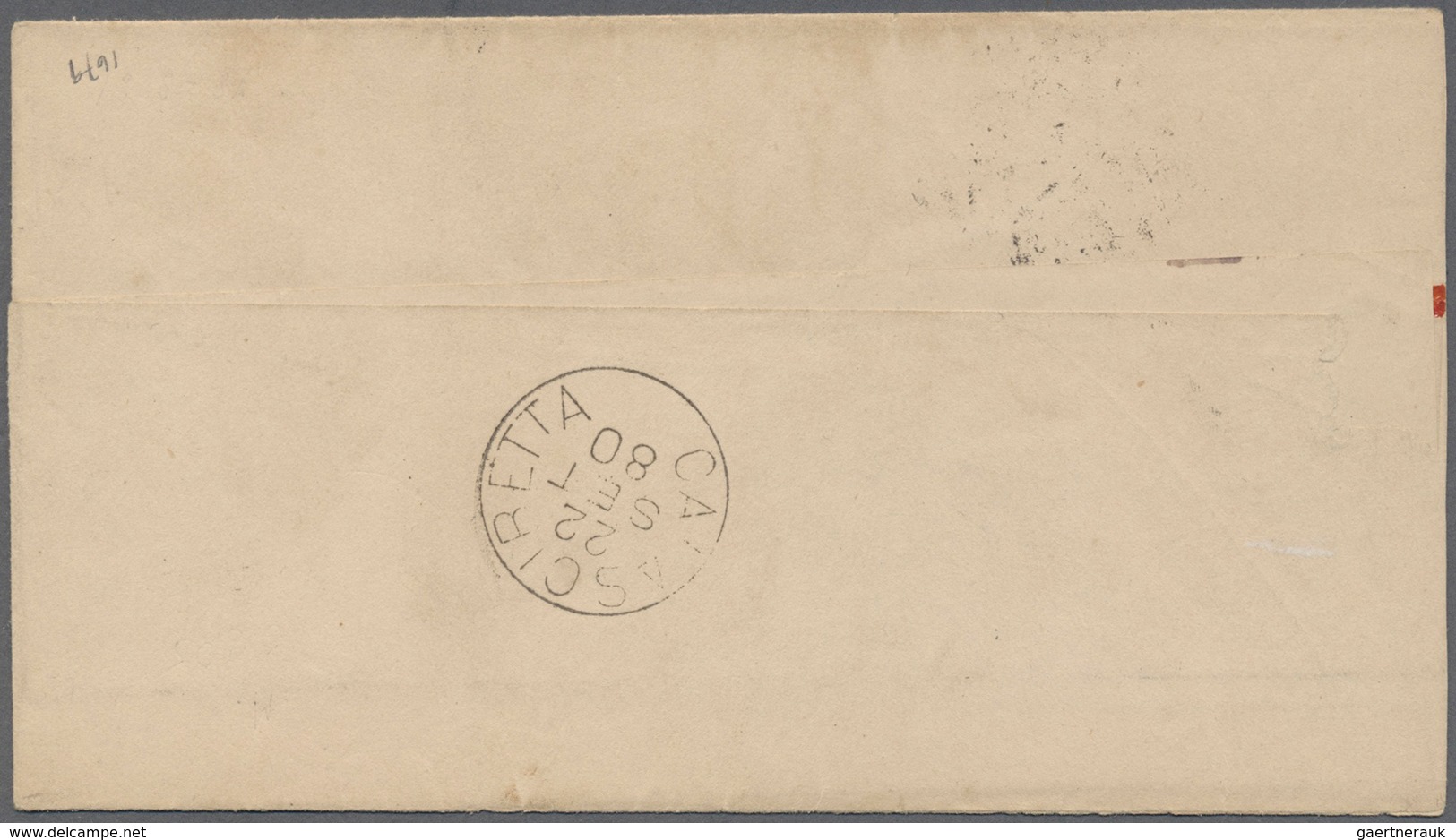 Italien: 1879, 20 Cent. Orange "Umberto I" With Double Perforation At Both Horizontal Sides On Small - Used