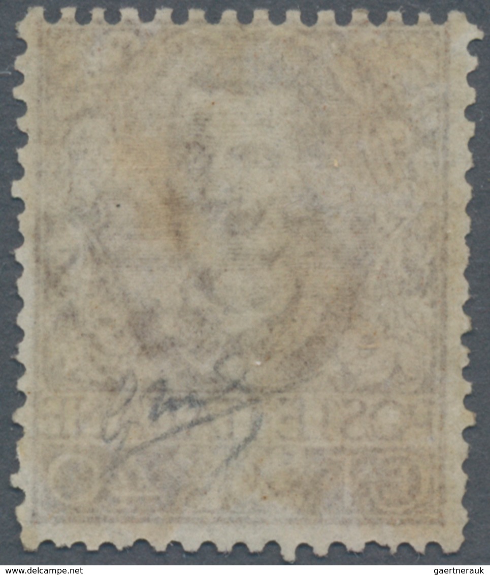 Italien: 1901. 40 C Brown "Floreale", Mint. Perforation Slightly Missplaced. Sassone 450 € - Gebraucht