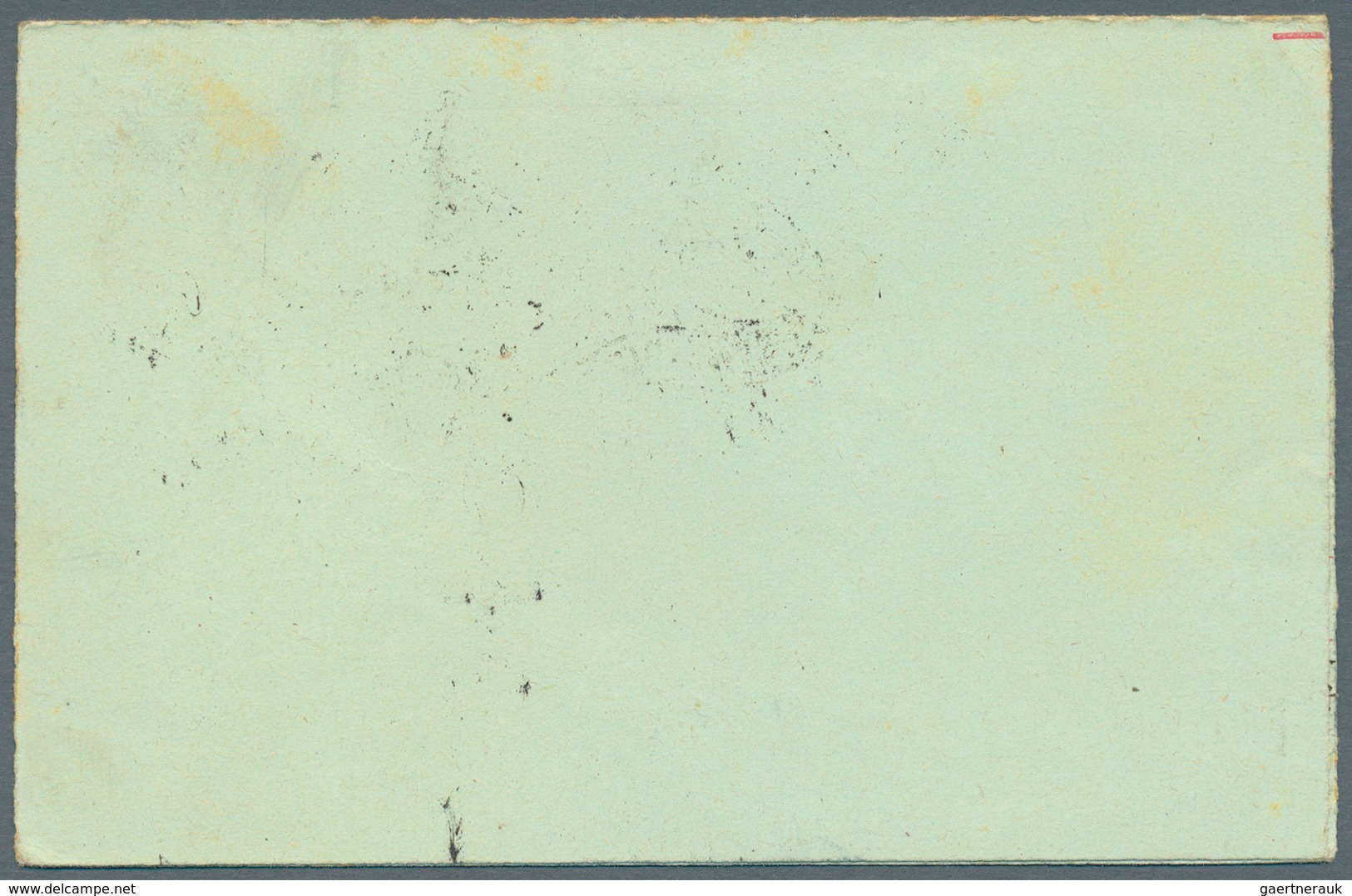 Italien - Ganzsachen: 1918, King Emanuel II, 10 C. Postal Stationery Double Card With Print Error: " - Postwaardestukken