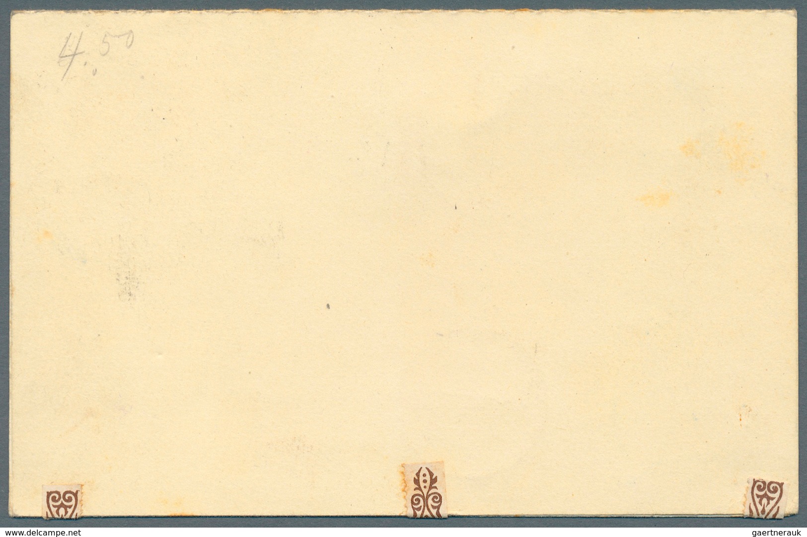 Italien - Ganzsachen: 1924, King Emanuel III. 30 C. Postal Stationery Double Card With Print Error: - Postwaardestukken