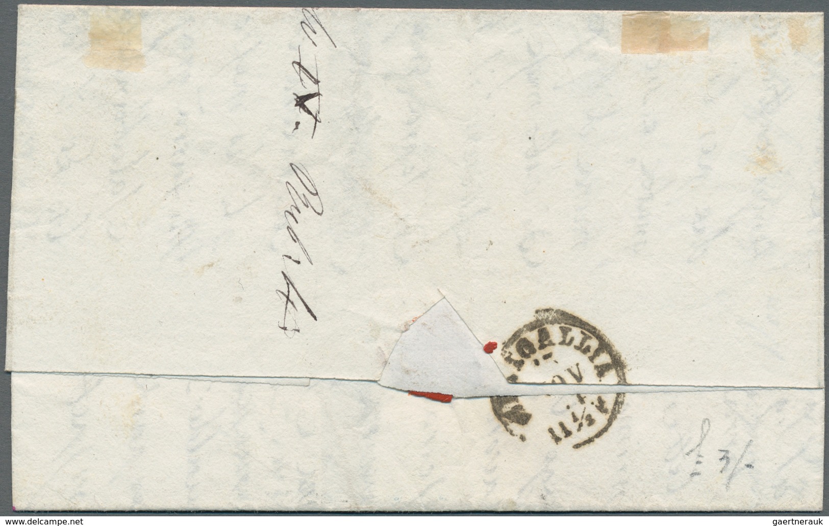 Italien - Stempel: 1864, Folded Letter Sent From MOGLIANO To Ripe (near Senigallia) And Franked With - Marcophilia