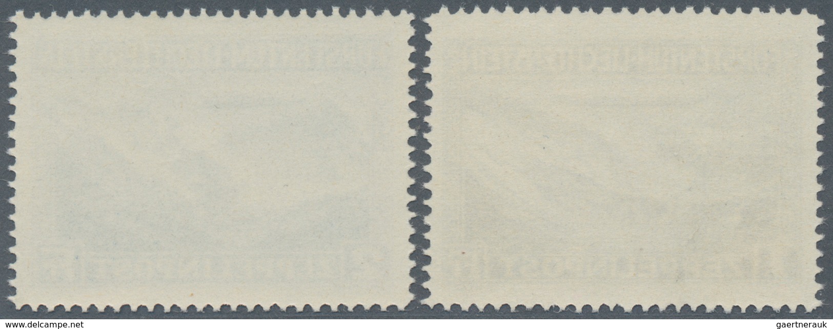 Liechtenstein: 1931, 1 Fr. + 2 Fr. Liechtensteinfahrt Graf Zeppelin, Zentrierter Luxussatz, Einwandf - Unused Stamps