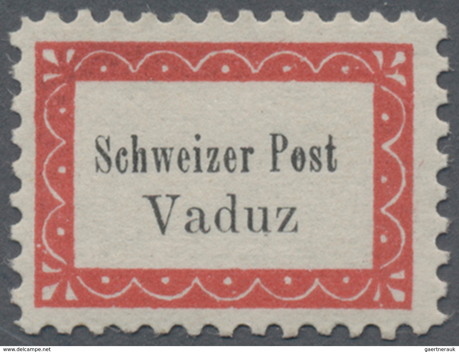 Liechtenstein - Botenpost Vaduz-Sevelen: 1918, 1918, Botenpostetikette Schweizer Post Vaduz, 20.Stüc - Sonstige & Ohne Zuordnung