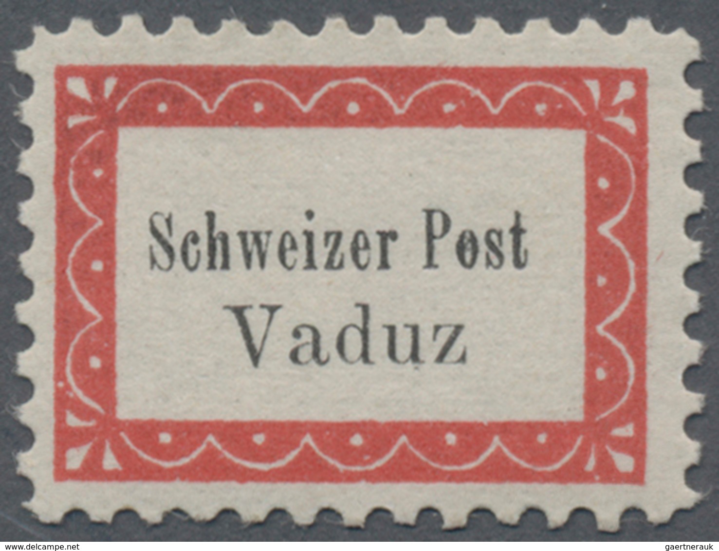 Liechtenstein - Botenpost Vaduz-Sevelen: 1918, 1918, Botenpostetikette Schweizer Post Vaduz, 20.Stüc - Other & Unclassified