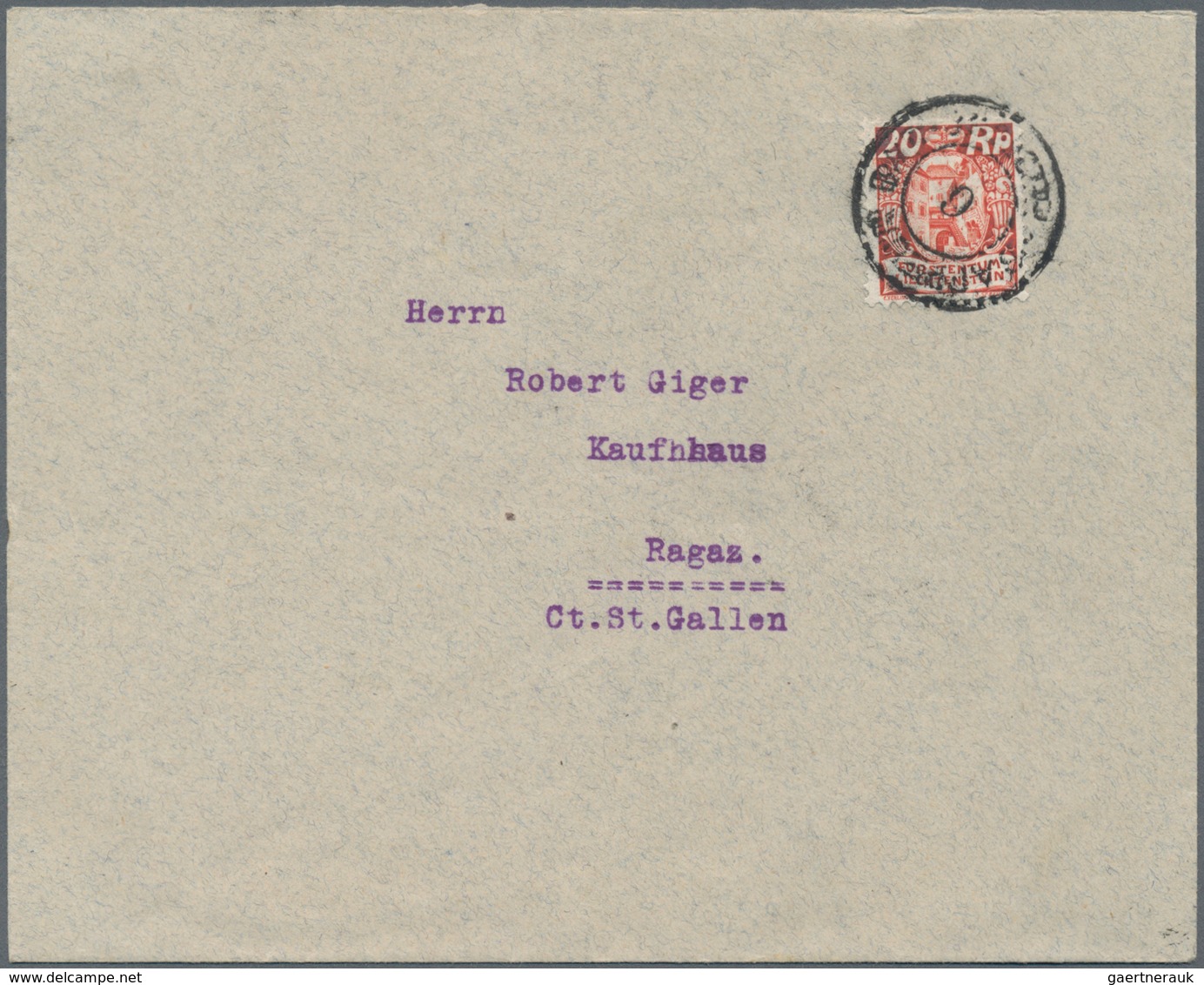 Liechtenstein - Besonderheiten: 1927, Schweizerische Feldpost Anlässlich Der Hochwasserkatastrophe A - Sonstige & Ohne Zuordnung