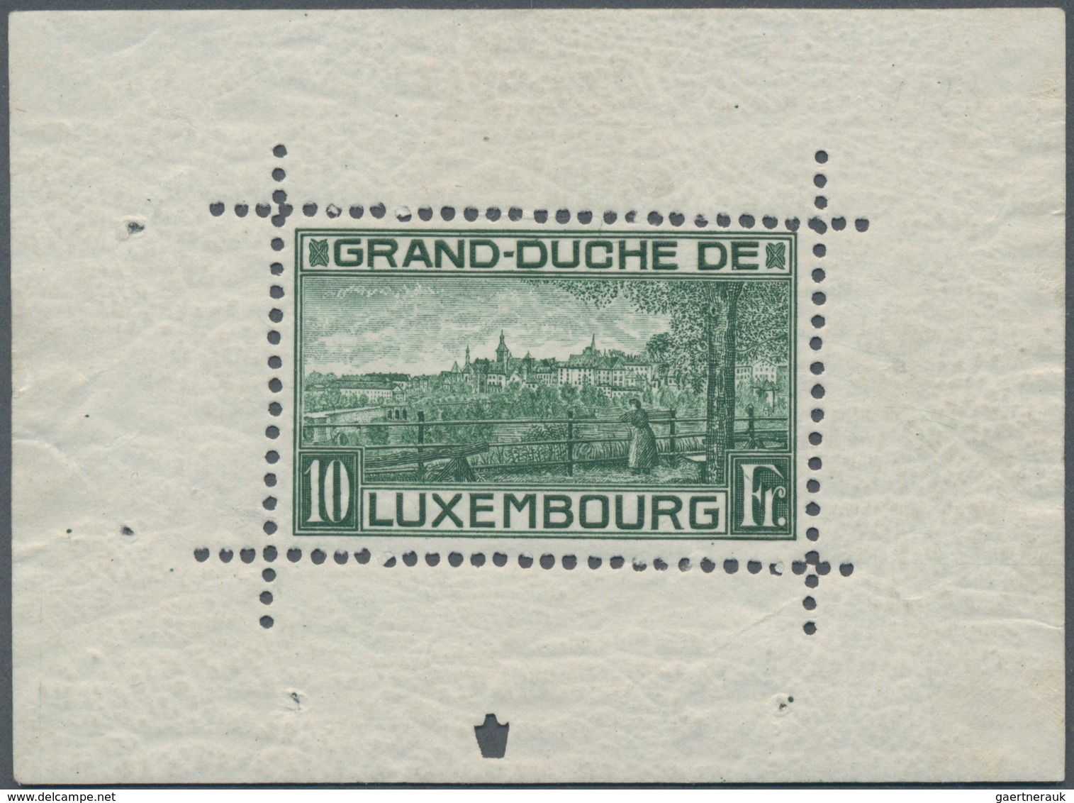 Luxemburg: 1923, Luxury Block For The Birth Of Princess Elisabeth, For The Always Decentered II. Edi - Other & Unclassified