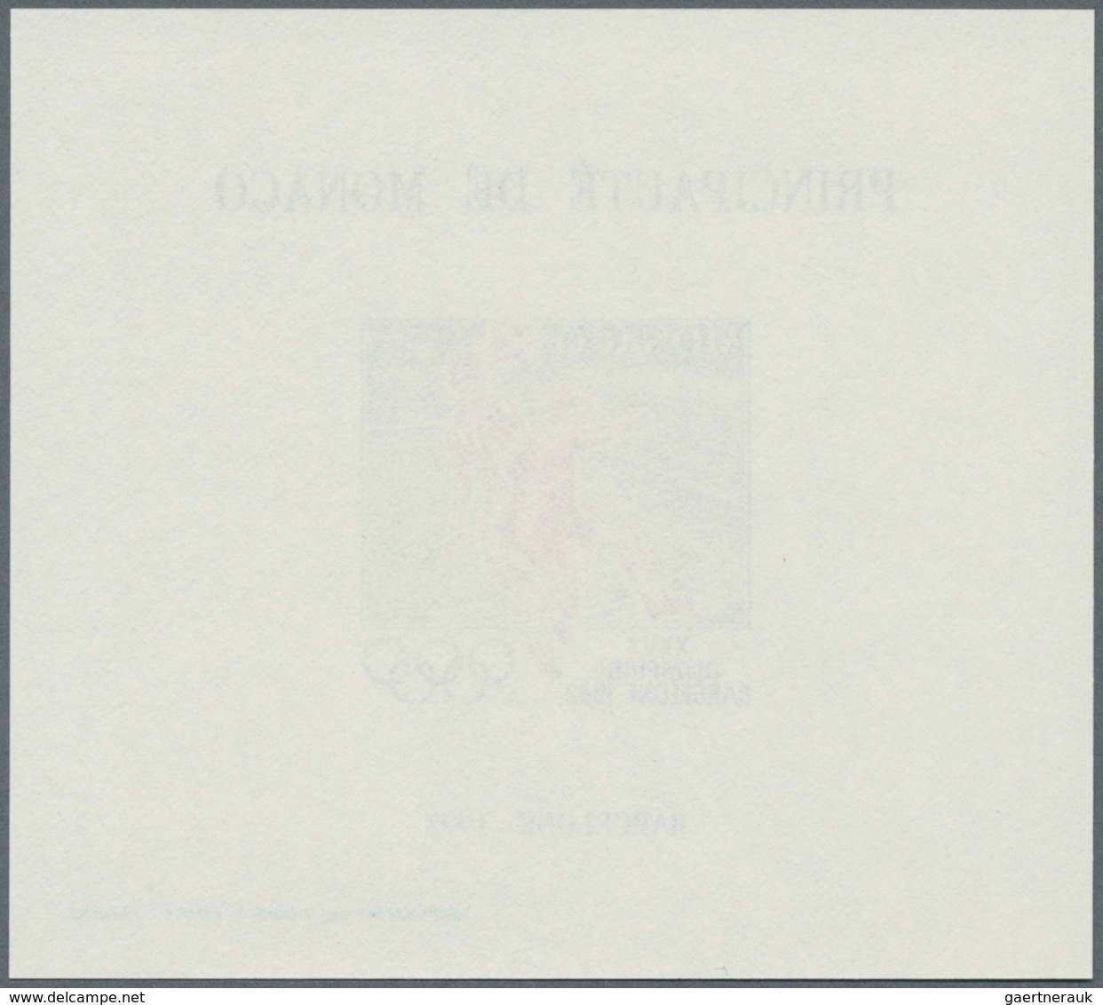 Monaco: 1992, Summer And Winter Olympics Barcelona And Albertville Perforated And IMPERFORATE Specia - Ongebruikt