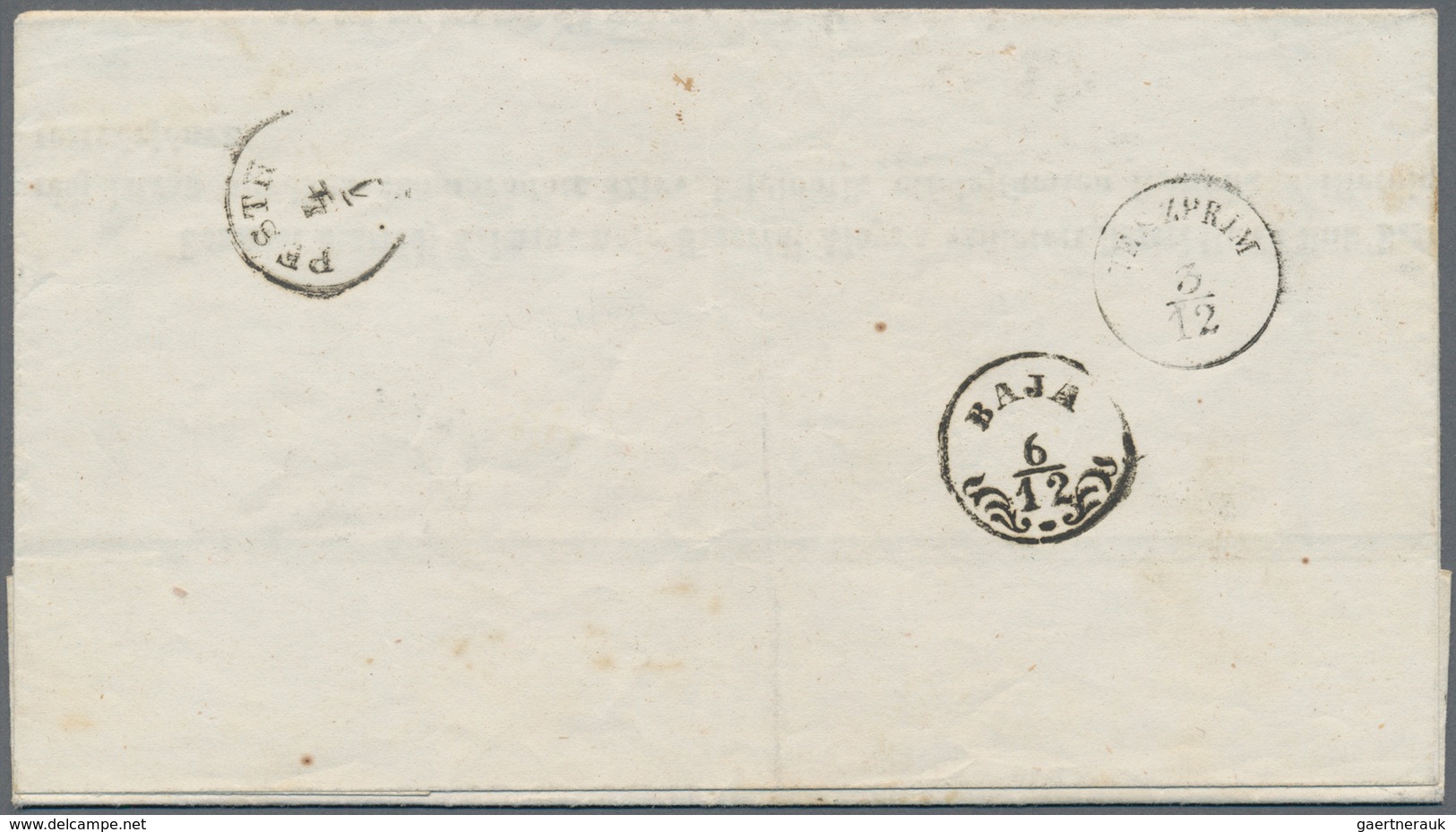 Österreich: 1856, 1 Kreuzer Maschinenpaier, Kadmiumgelb, Type III Als Portogerechte Einzelfrankatur - Used Stamps