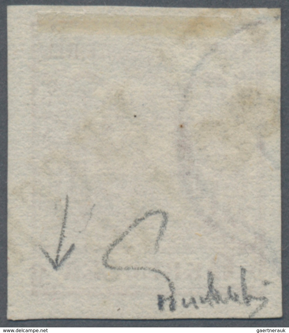 Österreich: 1850, 6 Kreuzer Handpapier, Type I, Rotbraun Mit Plattenfehler "Ohne Punkt Nach Kreuzer" - Used Stamps