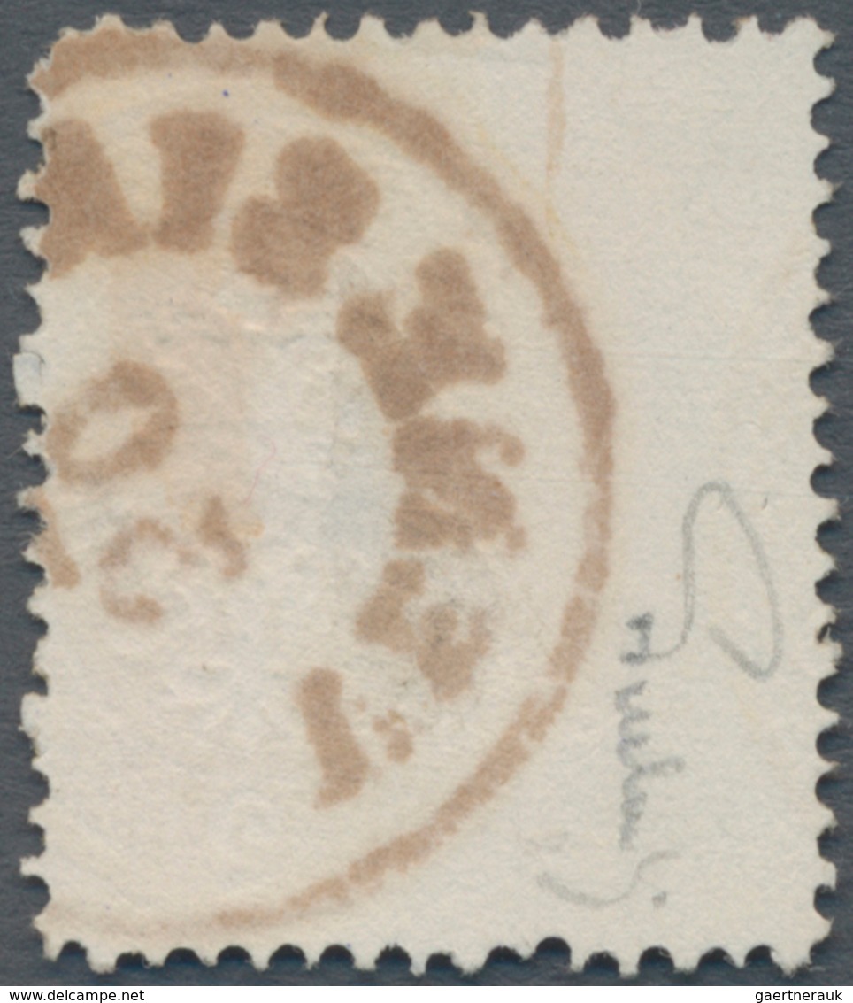 Österreich: 1863, 2 Kr. Gelb Mit Starker Verzähnung, Dadurch Zwei Markenbilder Sichtbar (rechts Oben - Used Stamps