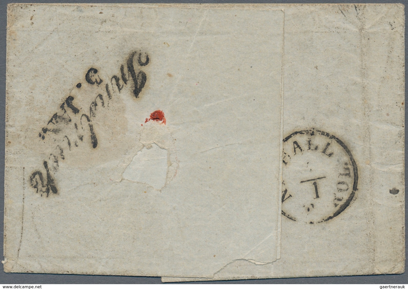 Österreich - Stempelmarken: 1855 Ca., 15 Kreuzer C.M. Grün/schwarz Stempelmarke, übergehend Mit Fede - Fiscale Zegels