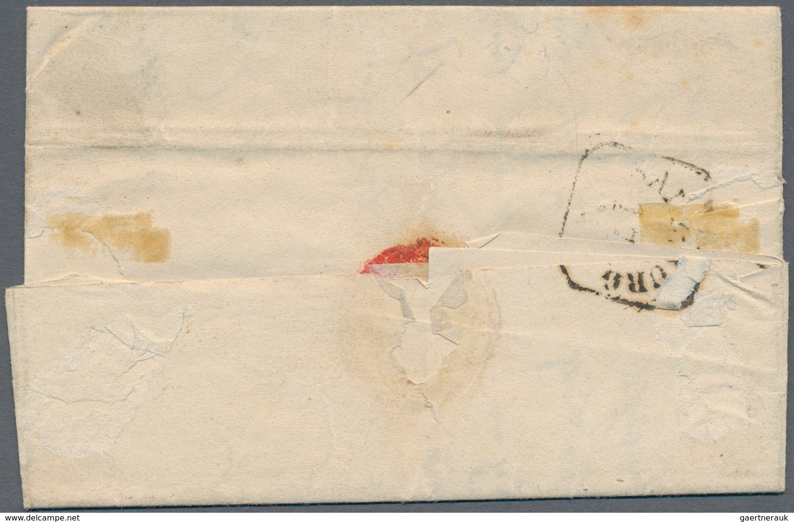 Österreich - Stempelmarken: 1856, 3 Kreuzer C.M. Grün/schwarz Stempelmarke, Als Freimarke Verwendet - Revenue Stamps