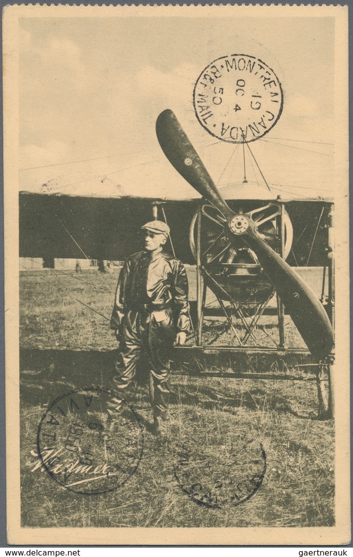 Österreich - Flugpost: 1950 (28.9.), Eingeschriebene Privat-Luftpostkarte 1 S. Flugzeug Mit Zudruck - Andere & Zonder Classificatie