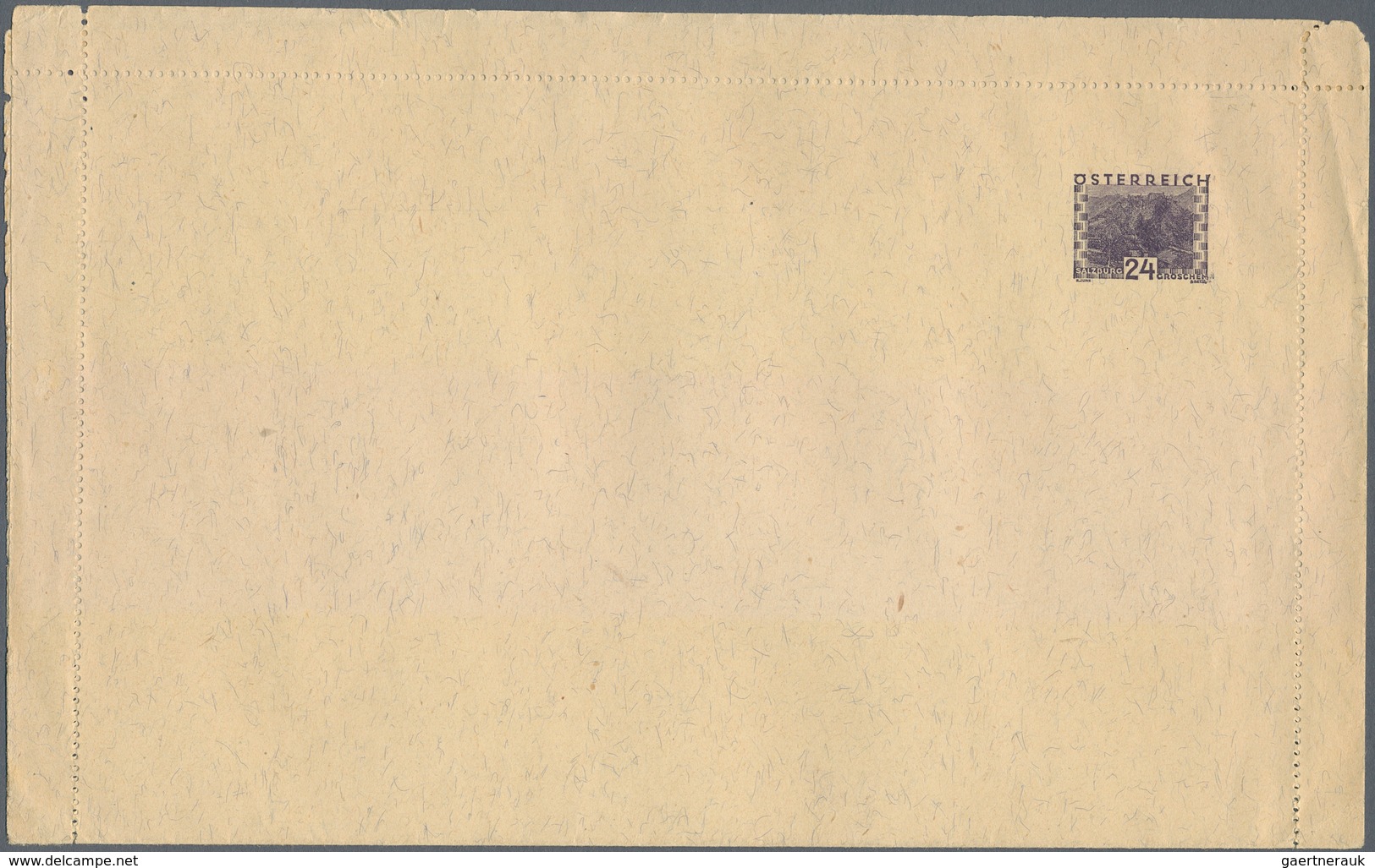 Österreich - Privatganzsachen: 1932 (ca.), Zwei Verschied. Kartenbriefe (ca. 210 X 130 Mm) Mit Werts - Autres & Non Classés