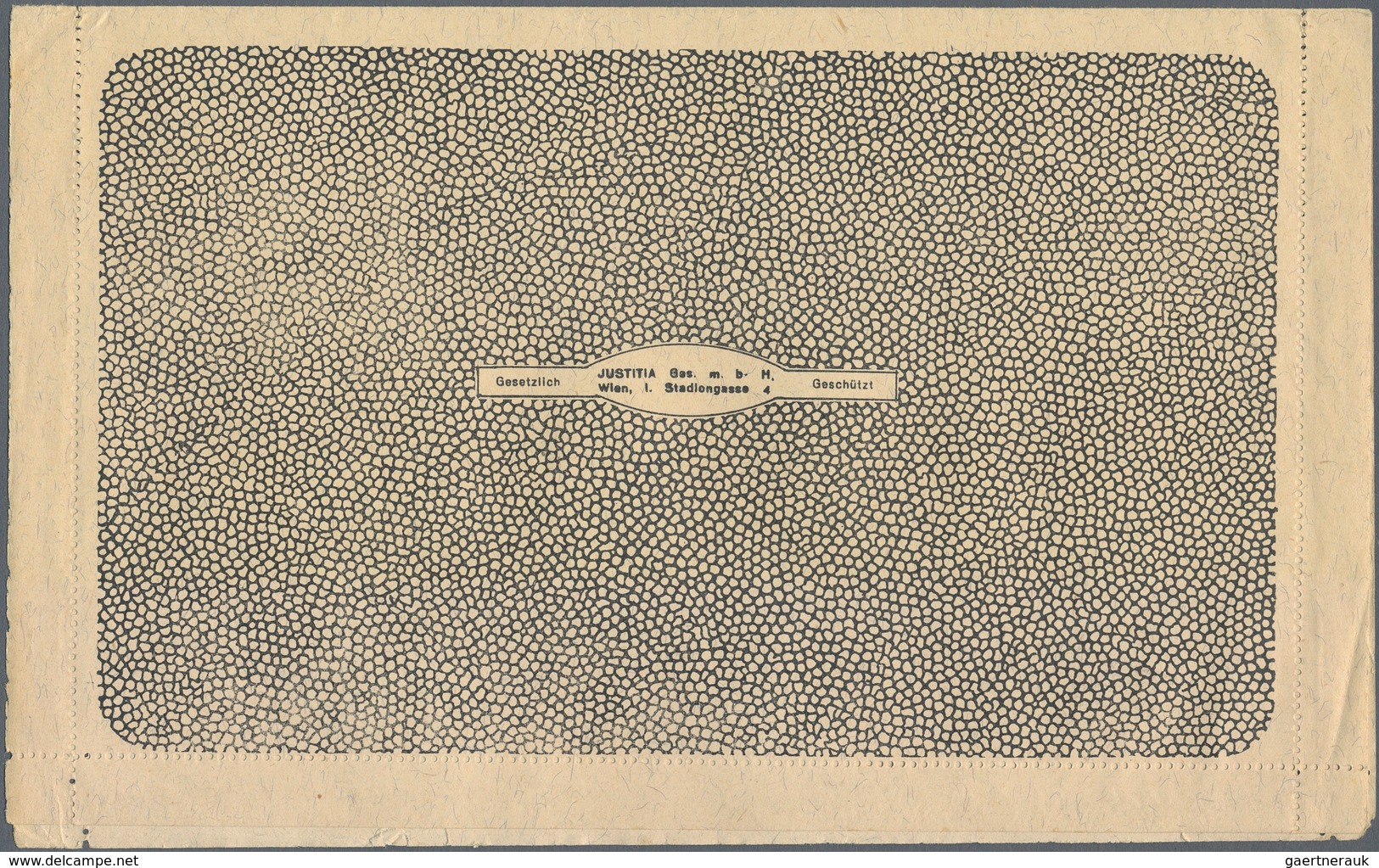 Österreich - Privatganzsachen: 1932 (ca.), Zwei Verschied. Kartenbriefe (ca. 210 X 130 Mm) Mit Werts - Autres & Non Classés