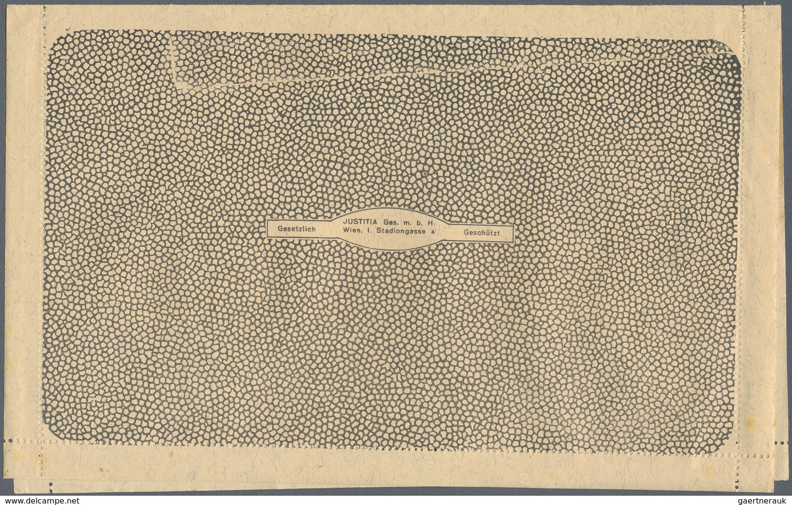 Österreich - Privatganzsachen: 1932 (ca.), Zwei Verschied. Kartenbriefe (ca. 210 X 130 Mm) Mit Werts - Other & Unclassified