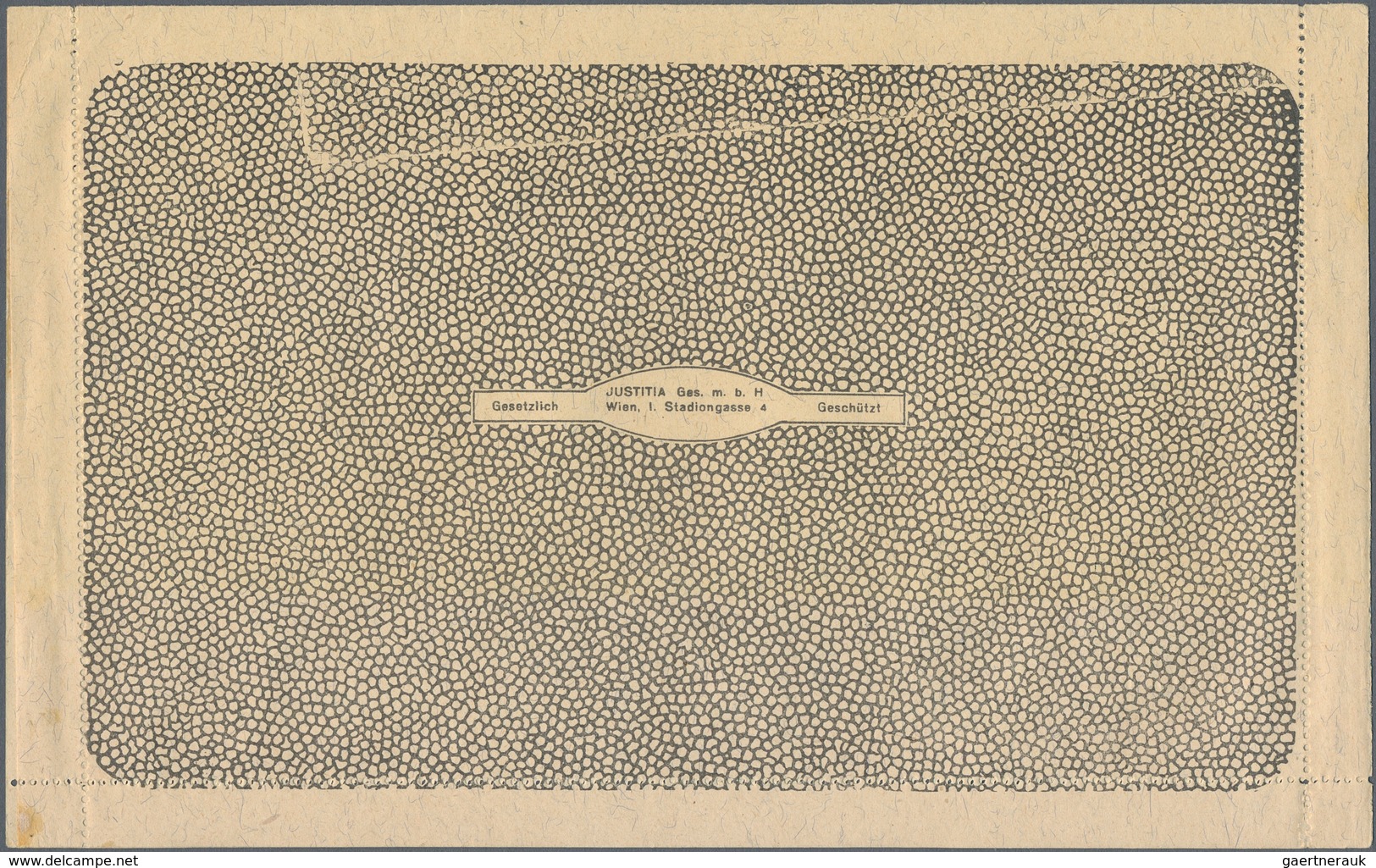 Österreich - Privatganzsachen: 1932 (ca.), Zwei Verschied. Kartenbriefe (ca. 210 X 130 Mm) Mit Werts - Other & Unclassified