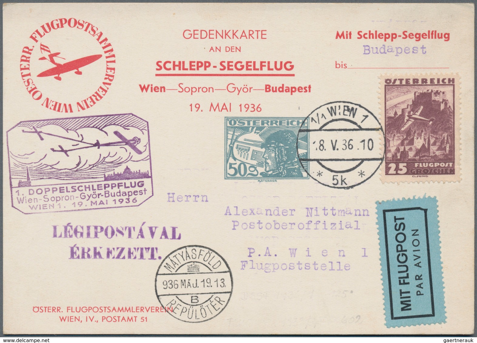 Österreich - Privatganzsachen: 1933/1937, fünf verschiedene Privat-Postkarten alle mit Wertstempel '