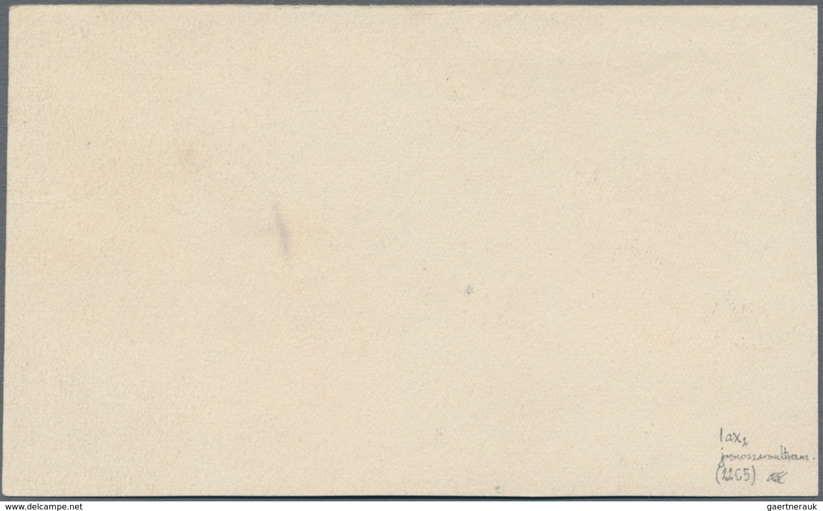 Polen - Lagerpost: Woldenberg: 1942, Internal Camp Mail 10 F White Smooth Thin Paper On Provisional - Andere & Zonder Classificatie