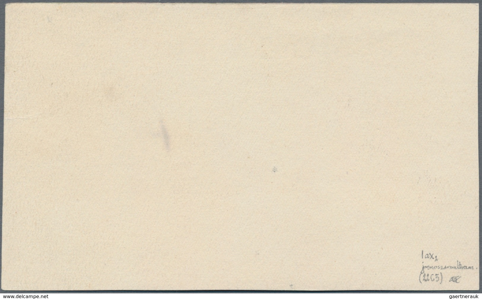 Polen - Lagerpost: Woldenberg: 1942, Internal Camp Mail 10 F White Smooth Thin Paper On Provisional - Sonstige & Ohne Zuordnung