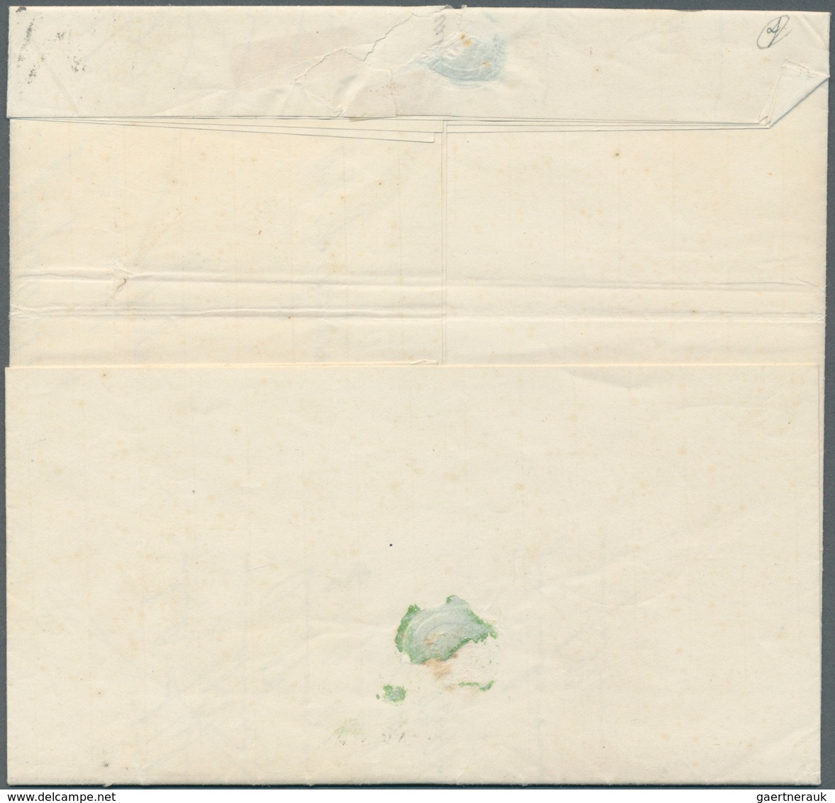 Russland: 1879, 7 K. Grey & Rose On VERT. LAID PAPER, Used As Single Franking On 1879 Cover From St. - Gebraucht