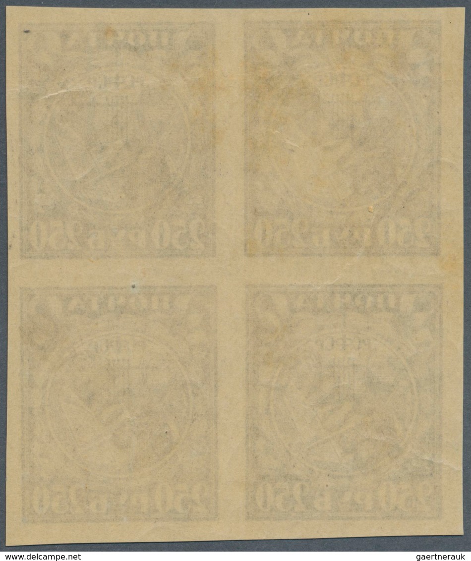 Russland - Lokalausgaben 1920/22: 1922. SMOLENSK. 7500r On 250r In A Block Of 4. Mint, NH. - Ungebraucht