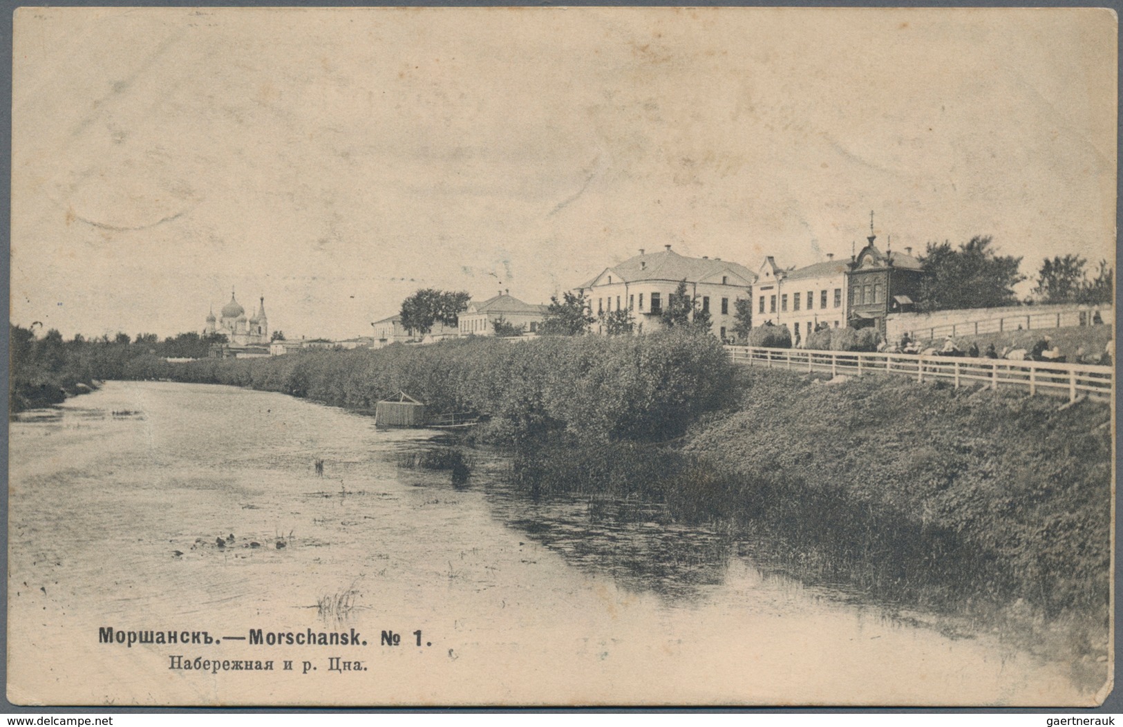 Russische Post In China: 11.11.1904 Russo-Japanese War Picture Postcard With View Of Morshansk Sent - China