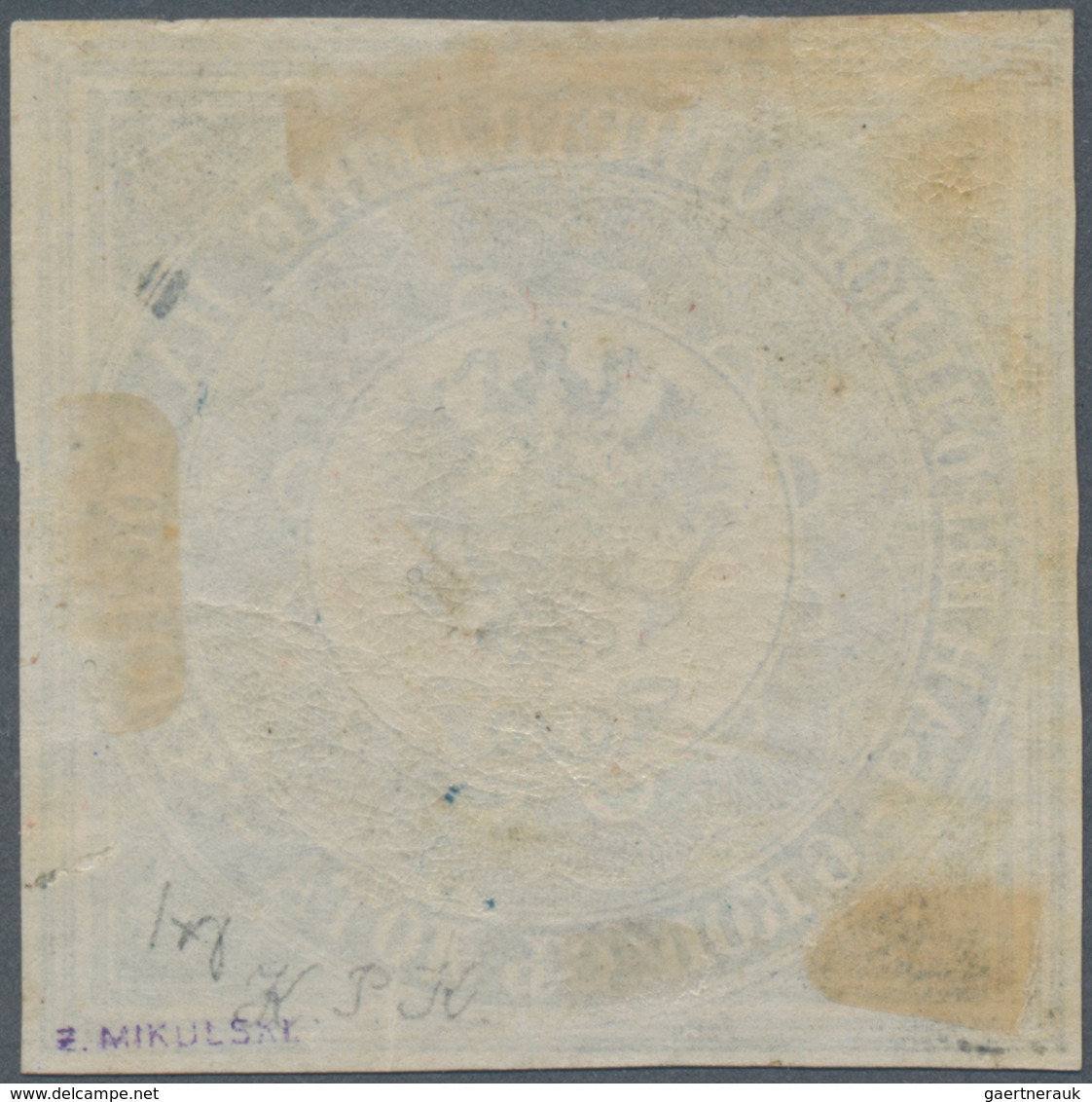 Russische Post In Der Levante - Staatspost: 1863, 6 K Grey-ultramarine Unused With Original Gum And - Levant