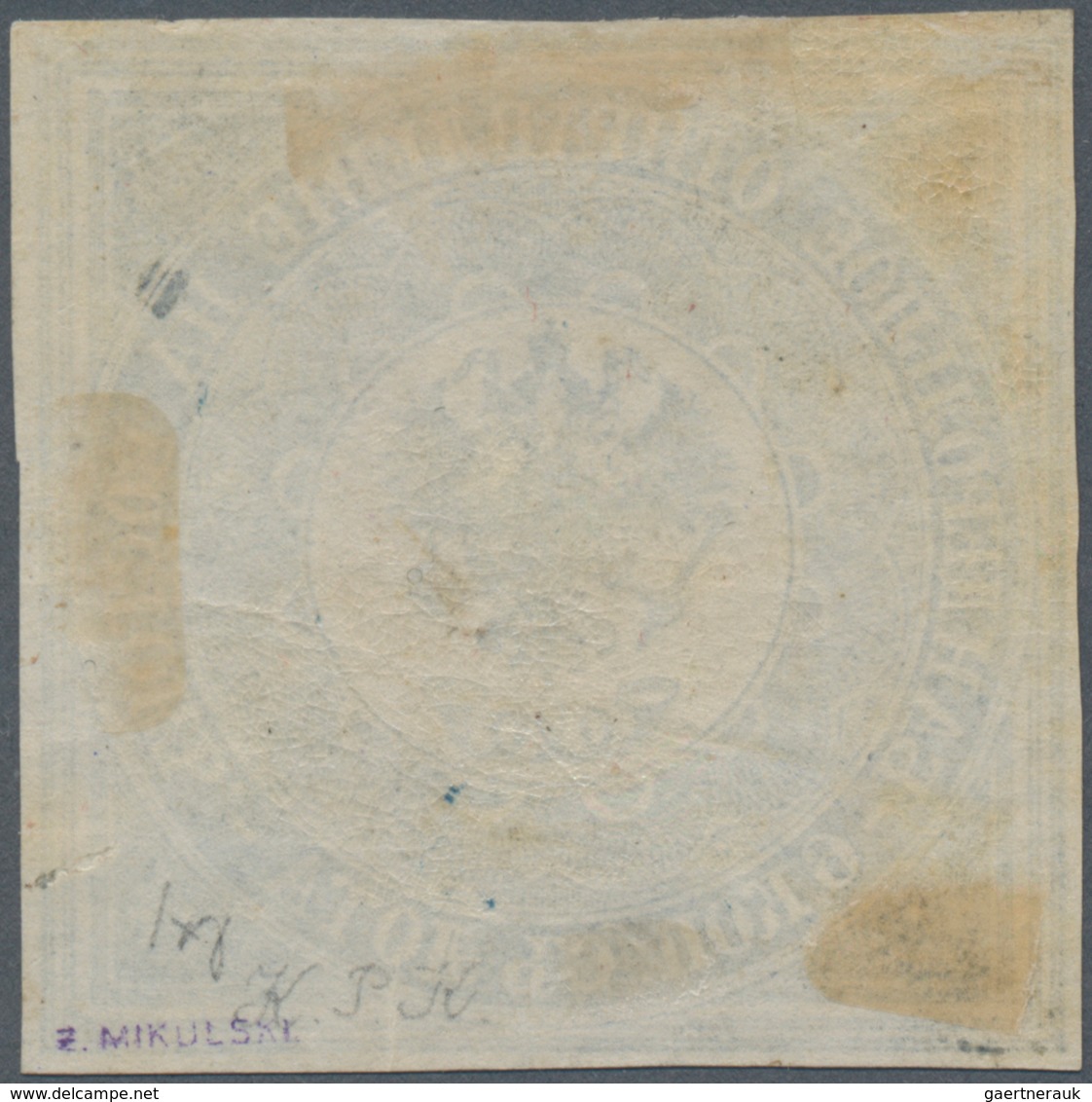 Russische Post In Der Levante - Staatspost: 1863, 6 K Grey-ultramarine Unused With Original Gum And - Turkish Empire