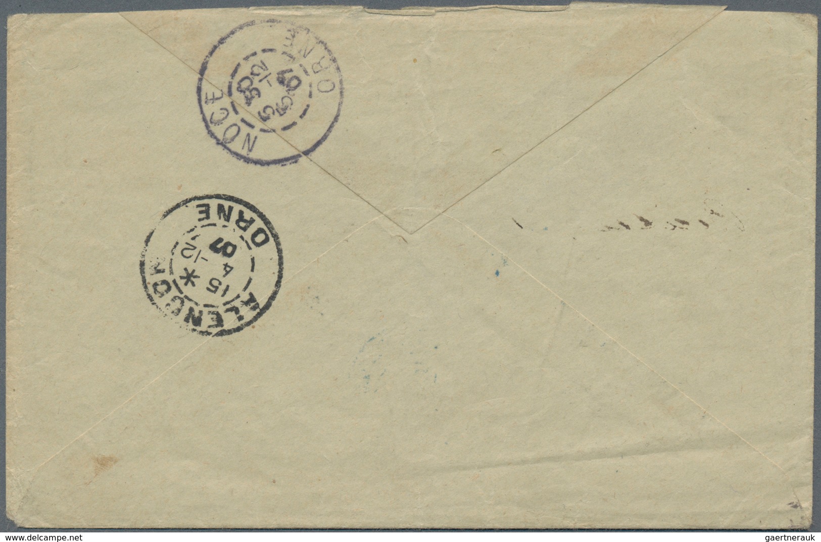 Russische Post In Der Levante - Staatspost: 1907, 1 Pia. On 10 K Blue Overprint Pair With Blue Doubl - Turkish Empire