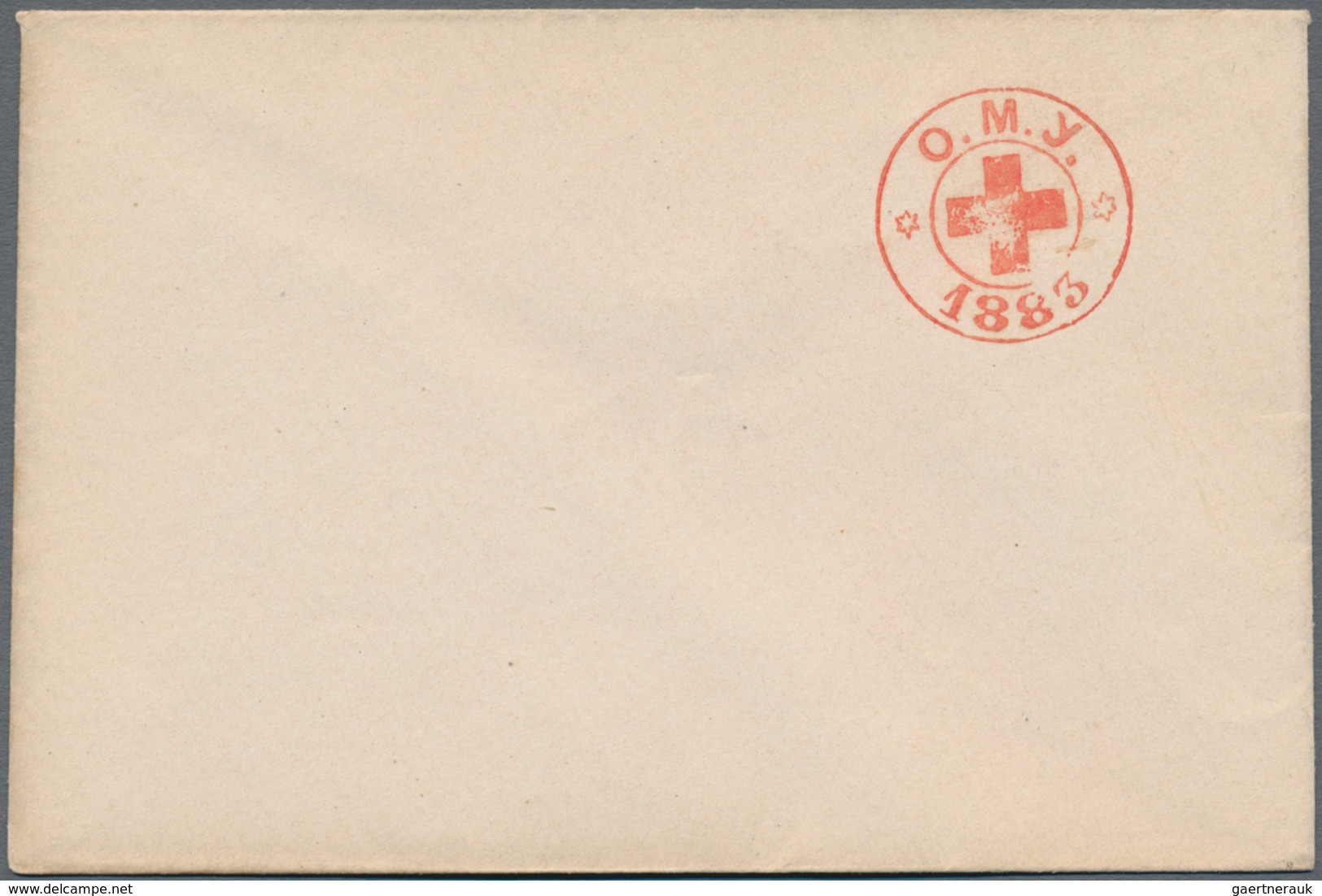 Russland - Ganzsachen: 1881/84 Four Unused Postal Stationery Envelopes All Red Cross Of Odessa, Diff - Ganzsachen